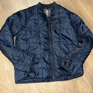 H&M Dark Blue Bomber‎ Jacket